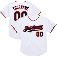 Загрузить изображение в средство просмотра галереи, Custom White Navy Red-Old Gold Mesh Authentic Throwback Baseball Jersey
