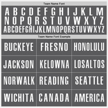 Laden Sie das Bild in den Galerie-Viewer, Custom White Light Blue-Steel Gray Authentic Baseball Jersey
