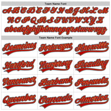 Laden Sie das Bild in den Galerie-Viewer, Custom White Navy Old Gold-Red Authentic Throwback Baseball Jersey
