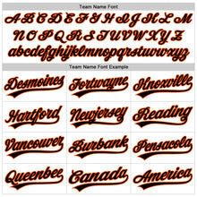 Laden Sie das Bild in den Galerie-Viewer, Custom White Black-Orange Authentic Throwback Baseball Jersey
