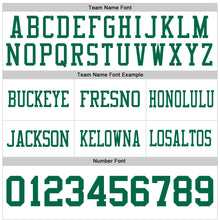 Load image into Gallery viewer, Custom White Kelly Green Authentic Football Jersey
