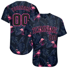 Загрузить изображение в средство просмотра галереи, Custom 3D Pattern Design Flamingo Authentic Baseball Jersey
