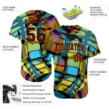 Laden Sie das Bild in den Galerie-Viewer, Custom 3D Pattern Design Abstract Graffiti Authentic Baseball Jersey
