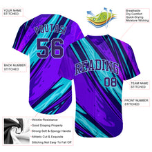 Laden Sie das Bild in den Galerie-Viewer, Custom 3D Pattern Design Abstract Pattern For Sport Team Authentic Baseball Jersey
