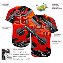 Load image into Gallery viewer, Custom 3D Pattern Design Abstract Pattern For Sport Team Authentic Baseball Jersey
