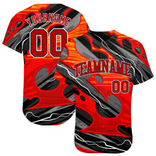 Load image into Gallery viewer, Custom 3D Pattern Design Abstract Pattern For Sport Team Authentic Baseball Jersey
