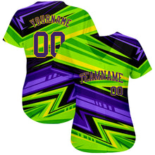 Load image into Gallery viewer, Custom 3D Pattern Design Abstract Pattern For Sport Team Authentic Baseball Jersey
