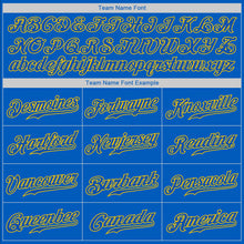 Load image into Gallery viewer, Custom 3D Pattern Design Ukrainian Flag And Coat Of Arms Of Ukraine Authentic Baseball Jersey
