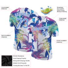 Load image into Gallery viewer, Custom 3D Pattern Design Hawaii Palm Trees Performance T-Shirt
