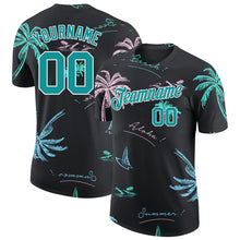 Load image into Gallery viewer, Custom 3D Pattern Design Hawaii Palm Trees Performance T-Shirt
