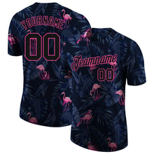 Load image into Gallery viewer, Custom 3D Pattern Design Flamingo Performance T-Shirt
