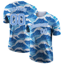 Load image into Gallery viewer, Custom 3D Pattern Design Waves Performance T-Shirt
