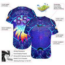 Загрузить изображение в средство просмотра галереи, Custom 3D Pattern Design Magic Mushrooms Over Sacred Geometry Psychedelic Hallucination Authentic Baseball Jersey

