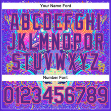 Загрузить изображение в средство просмотра галереи, Custom 3D Pattern Design Sitting Buddha Over Colorful Neon Background Psychedelic Mushroom Composition Authentic Baseball Jersey
