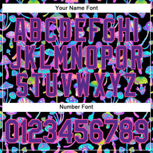 Загрузить изображение в средство просмотра галереи, Custom 3D Pattern Design Magic Mushrooms Psychedelic Hallucination Authentic Baseball Jersey
