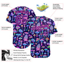Загрузить изображение в средство просмотра галереи, Custom 3D Pattern Design Colorful Flowers And Mushrooms Psychedelic Hallucination Authentic Baseball Jersey
