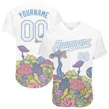 Load image into Gallery viewer, Custom 3D Pattern Design Colorful Flowers And Mushrooms Psychedelic Hallucination Authentic Baseball Jersey
