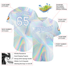 Laden Sie das Bild in den Galerie-Viewer, Custom 3D Pattern Design Abstract Trendy Holographic Vaporwave Style Authentic Baseball Jersey

