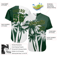 Laden Sie das Bild in den Galerie-Viewer, Custom 3D Pattern Design Hawaii Coconut Trees Authentic Baseball Jersey
