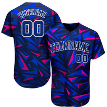 Load image into Gallery viewer, Custom 3D Pattern Design Music Festival Authentic Baseball Jersey
