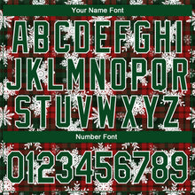 Load image into Gallery viewer, Custom Stitched Red Green-White 3D Christmas Plaid And Snow Sports Pullover Sweatshirt Hoodie
