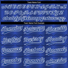 Load image into Gallery viewer, Custom Royal Royal-Navy 3D Pattern Design Authentic Baseball Jersey

