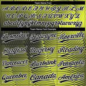 Custom Gold Black-White 3D Pattern Design Authentic Baseball Jersey