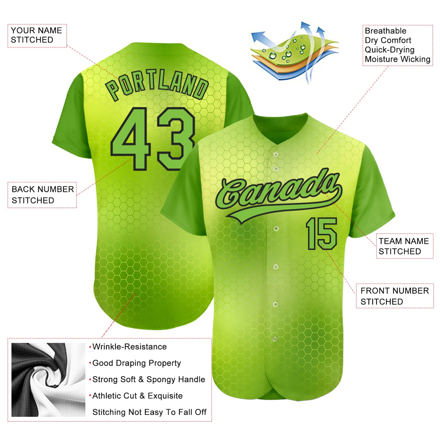Portland Trail Blazers Jersey Neon Personalized Jersey Custom 