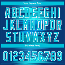 Загрузить изображение в средство просмотра галереи, Custom Royal Lakes Blue-White 3D Pattern Design Authentic Baseball Jersey
