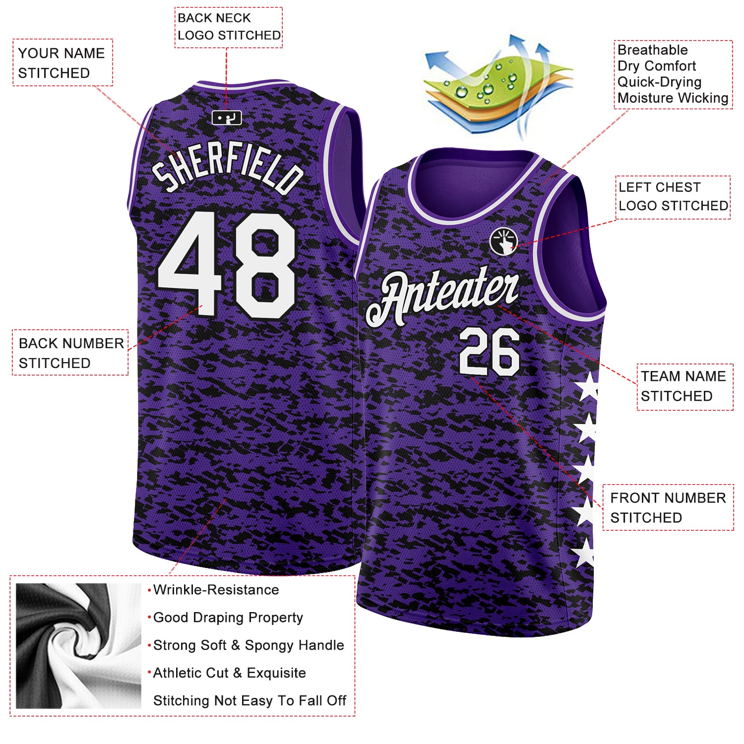 Cheap Custom Graffiti Pattern Purple-White 3D Splashes Authentic Basketball  Jersey Free Shipping – CustomJerseysPro