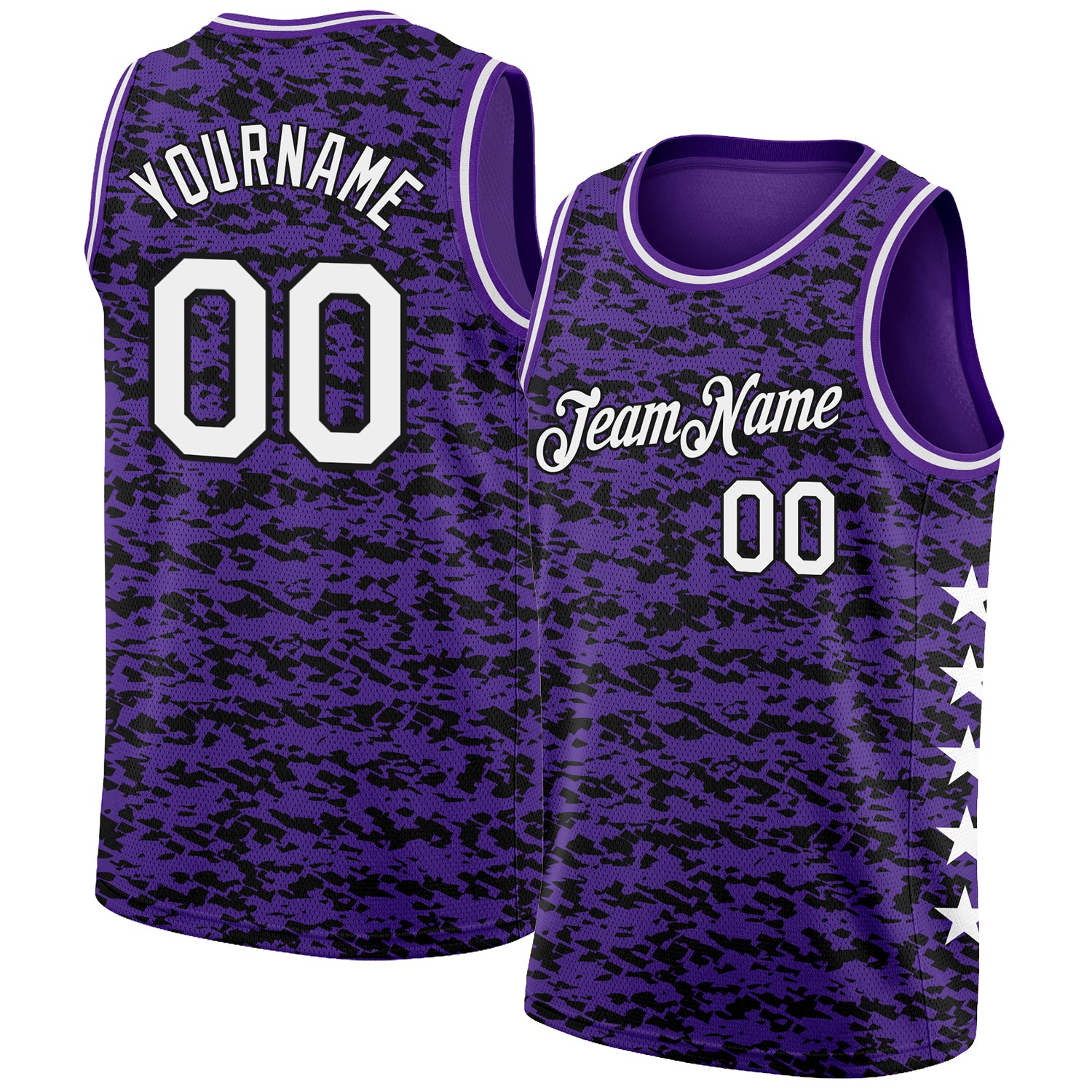 Cheap Custom Purple Purple-White Music Festival Round Neck Sublimation  Basketball Suit Jersey Free Shipping – CustomJerseysPro