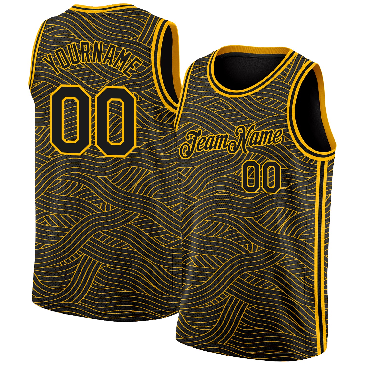 Cheap Custom White Black-Gold Authentic Split Fashion Basketball Jersey  Free Shipping – CustomJerseysPro