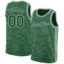 Загрузить изображение в средство просмотра галереи, Custom Green White Authentic City Edition Basketball Jersey

