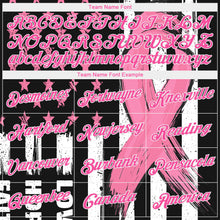Laden Sie das Bild in den Galerie-Viewer, Custom Black Pink-White 3D Pattern Design American Flag With Pink Ribbon Breast Cancer Awareness Month Women Health Care Support Performance T-Shirt
