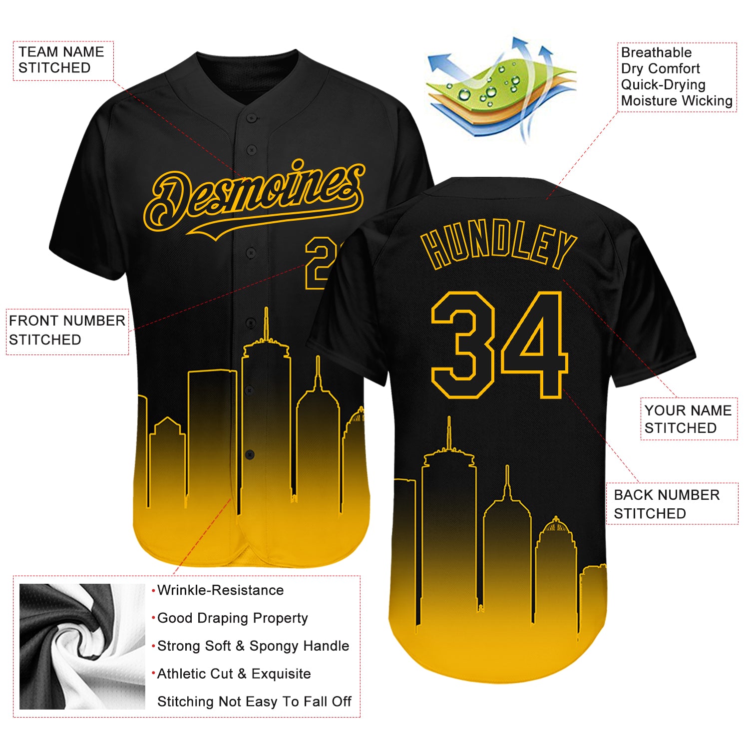 Cheap Custom Black Gold 3D Boston City Edition Fade Fasion Authentic  Baseball Jersey Free Shipping – CustomJerseysPro