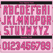Laden Sie das Bild in den Galerie-Viewer, Custom Pink Black 3D Pink Ribbon Breast Cancer Awareness Month Women Health Care Support Authentic Baseball Jersey

