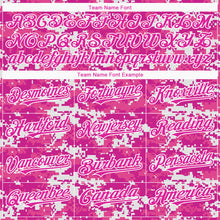 Загрузить изображение в средство просмотра галереи, Custom Camo Deep Pink-Black 3D Pink Ribbon Breast Cancer Awareness Month Women Health Care Support Authentic Baseball Jersey
