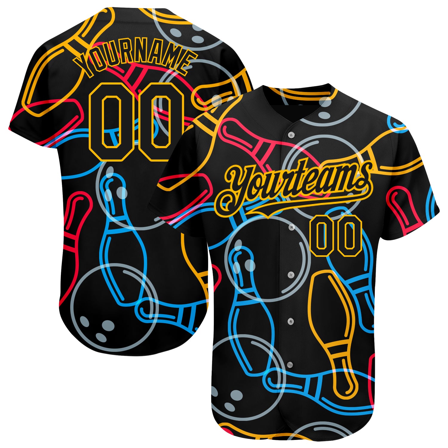 sublimated custom baseball jersey