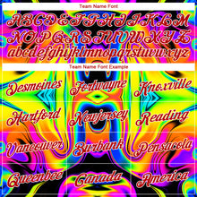 Загрузить изображение в средство просмотра галереи, Custom Black Red-White 3D Pattern Design Abstract Iridescent Psychedelic Swirl Fluid Art Authentic Basketball Jersey
