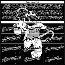 Charger l&#39;image dans la galerie, Custom Black White 3D Pattern Design Astronaut Authentic Basketball Jersey
