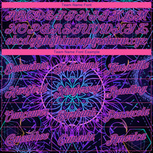 Загрузить изображение в средство просмотра галереи, Custom Purple Pink 3D Pattern Design Magic Mushrooms Over Sacred Geometry Psychedelic Hallucination Authentic Basketball Jersey
