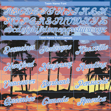 Laden Sie das Bild in den Galerie-Viewer, Custom Light Blue White 3D Pattern Tropical Hawaii Palm Trees Authentic Basketball Jersey
