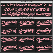 Laden Sie das Bild in den Galerie-Viewer, Custom Graffiti Pattern Medium Pink-Black 3D Scratch Authentic Baseball Jersey
