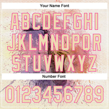 Load image into Gallery viewer, Custom City Cream Pink 3D Pattern Design International Jazz Day Authentic Baseball Jersey
