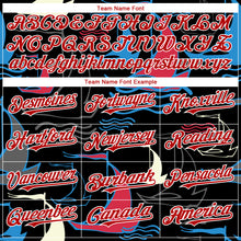 Laden Sie das Bild in den Galerie-Viewer, Custom Black Red-White 3D Pattern Design Sailing Boats Authentic Baseball Jersey
