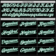 Laden Sie das Bild in den Galerie-Viewer, Custom Black White-Kelly Green 3 Colors Arm Shapes Authentic Baseball Jersey
