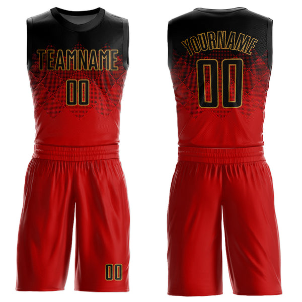 black and gold basketball jersey design