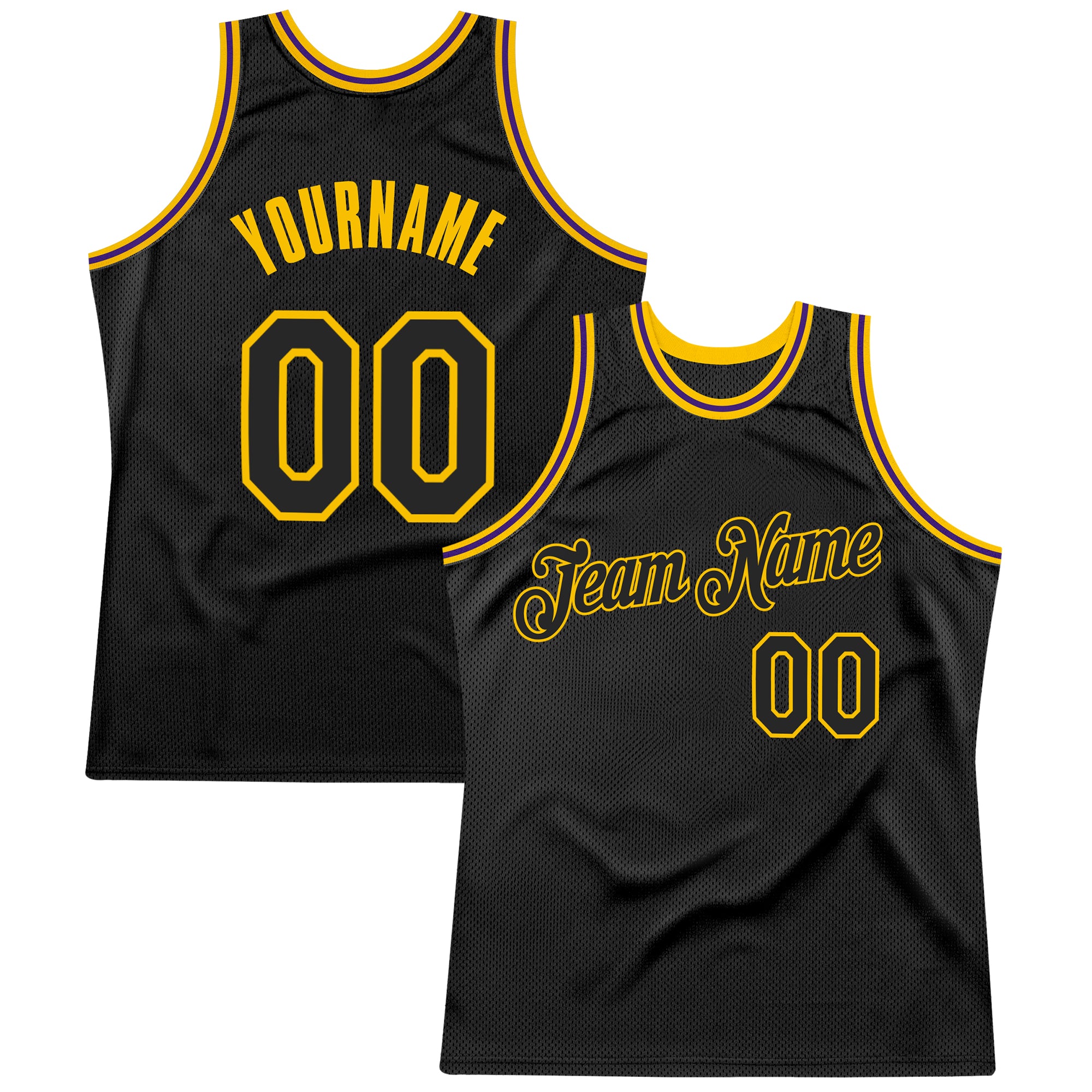 gold and black nba jersey