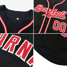 Charger l&#39;image dans la galerie, Custom Black White-Teal Authentic Baseball Jersey
