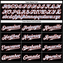 Laden Sie das Bild in den Galerie-Viewer, Custom Black White-Orange Authentic Baseball Jersey
